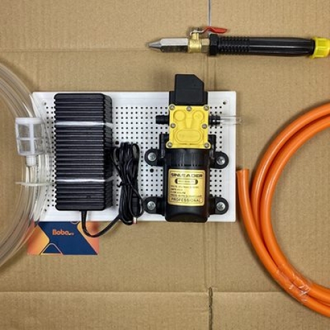 Bộ bơm đôi sinleader tự ngắt và adapter 12V 5A - sinleader 12V 5A