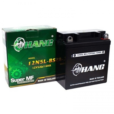 Bình Ắc Quy Xe Máy Chang 12N5L-BS (12V-5AH)