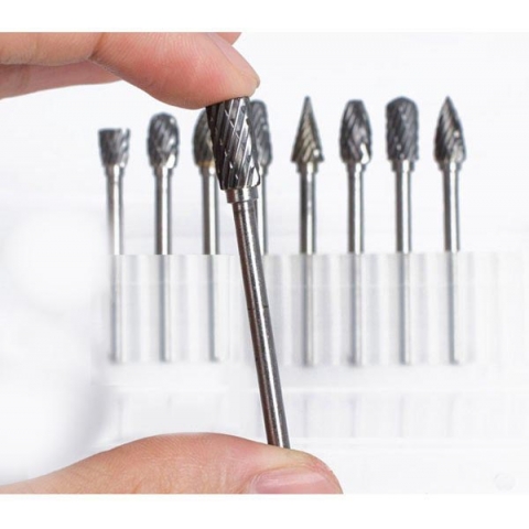 Bộ 10 mũi khắc, mài Vonfram cao cấp