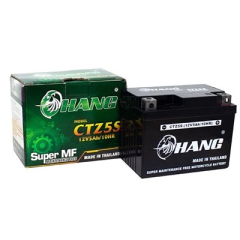 Bình Ắc Quy Xe Máy Chang CTZ5S (12V-4AH)