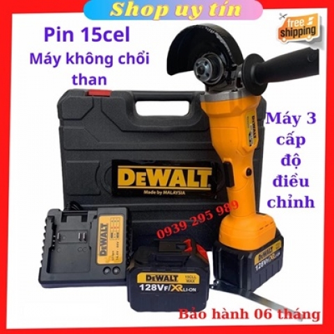 Máy mài máy cắt dùng pin 15 cell Dewwalt không chổi than pin 15cell siêu khủng cho thời gian sử dụng lâu hơn