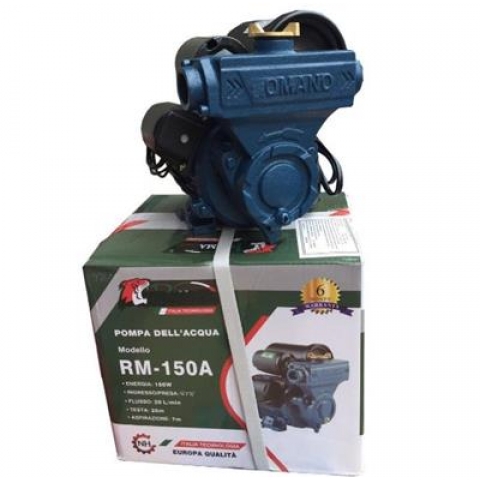 Máy -Bơm -Tăng Áp ROMANOL bơm tự động Cả Đẩy Và Hút Cao 25-BH 12 Tháng