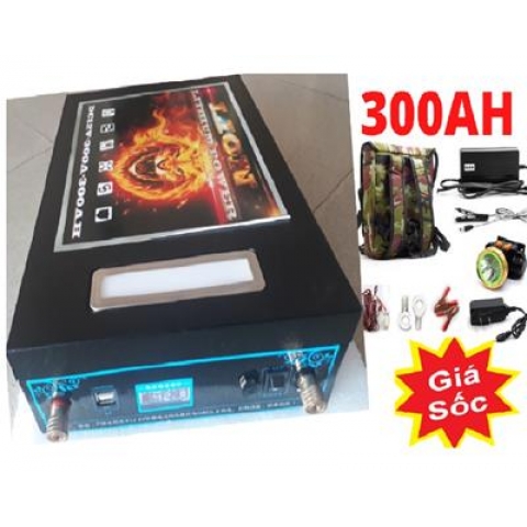 Bình Pin lithium 12V - 300Ah - Bình Pin lithium 12V - 300Ah