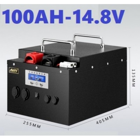 Bình Pin Lithium 12V-100AH Dung lượng đủ CÓ LED hiển thị- Đủ Công Suất - 12V-100AHNEW