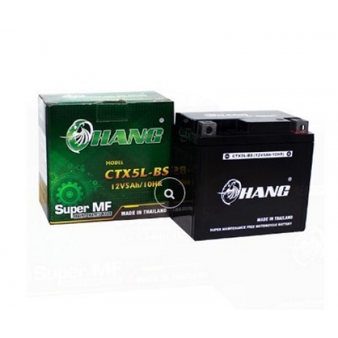 Bình Ắc Quy Xe Máy Chang CTX5L-BS (12V-5AH)