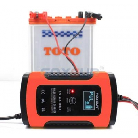 Sạc acquy 12v từ 4Ah-100Ah có chức năng phục hồi acquy bằng khử sunfat