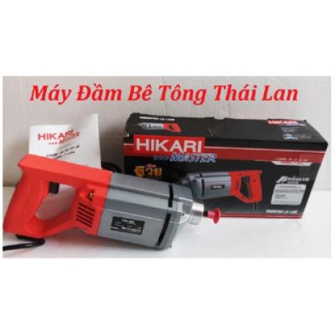 Máy đầm dùi bê tông cầm tay Hikari dây đồng công suất 800w