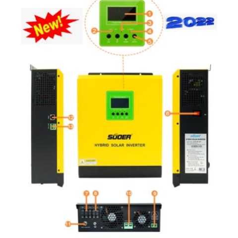 Biến tần Inverter Suoer 3000W-24V -SVP-3K-24V-Solar Hybrid 