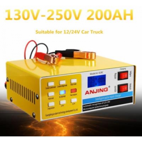 Máy Sạc Ắc Quy Và Phục Hồi Bình Ắc Quy 12V 24V 200AH AJ-618C - Sạc Acquy Khu sunfat