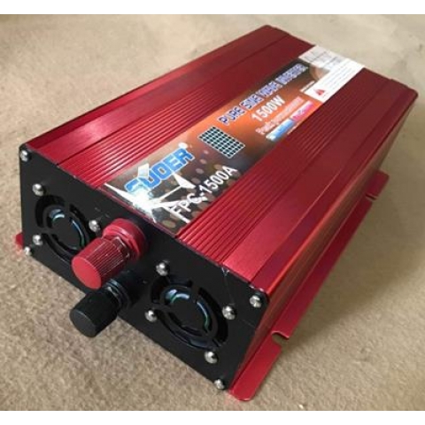 Bộ đổi điện inverter Suoer 12v-24v sang 220v sine chuẩn Đúng Công Suất - SuoerFPC 1500W