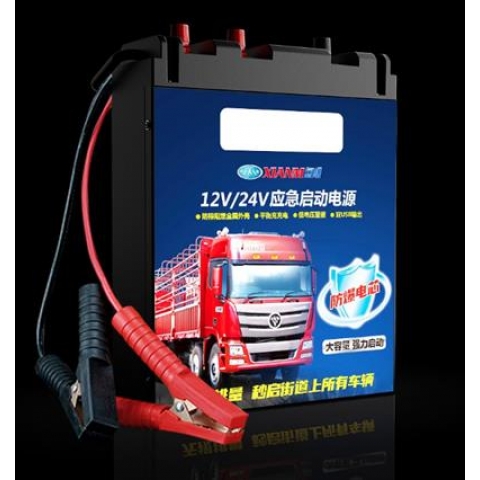 Bộ kích nổ ô tô xe tải ,container mẫu mới-Kiêm sạc dự phòng Công Suất Cao 12V-24V - 32000A