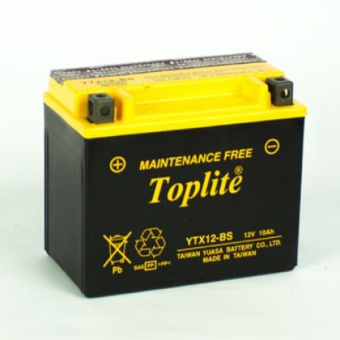 Ắc quy Toplite YTX12-BS 12V-10AH (HÀNG NGOẠI NHẬP)