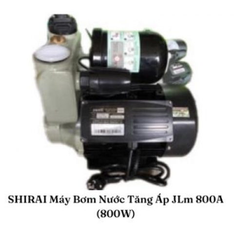 Máy bơm nước tăng áp nước nóng Shirai JLm 800A (800w)