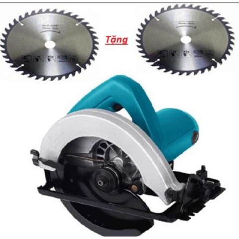 Máy cưa gỗ cắt gỗ cầm tay tặng kèm 2 đĩa cắt 185mm