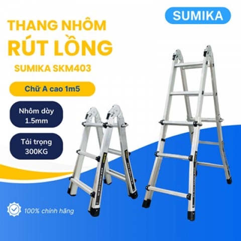 Thang Nhôm Rút Lồng Sumika SKM403
