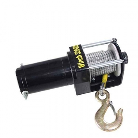 Tời cứu hộ ô tô sử dụng ắc quy 12V 3000LBS