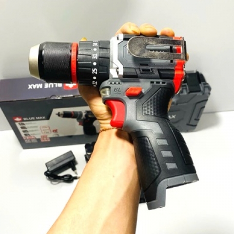 Máy khoan Blumax - Lực siết lớn 80N.m - 3 Chức Năng - Đầu Cặp 13mm - Không chổi Than