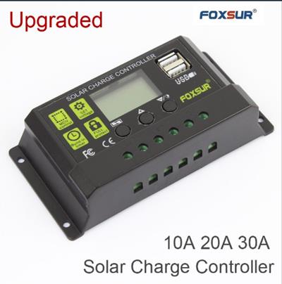 Điều khiển sạc năng lượng mặt trời 10A 20A 30A - HÀNG CHÍNH HÃNG - Foxsur20A