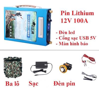 Pin lithium 12V - 100Ah - Pin lithium 12V - 100Ah