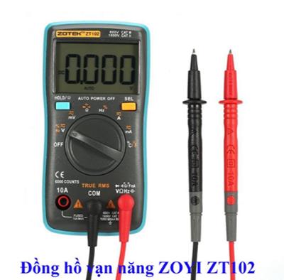 Đồng Hồ Đo Điện Vạn Năng Zoyi ZT-102